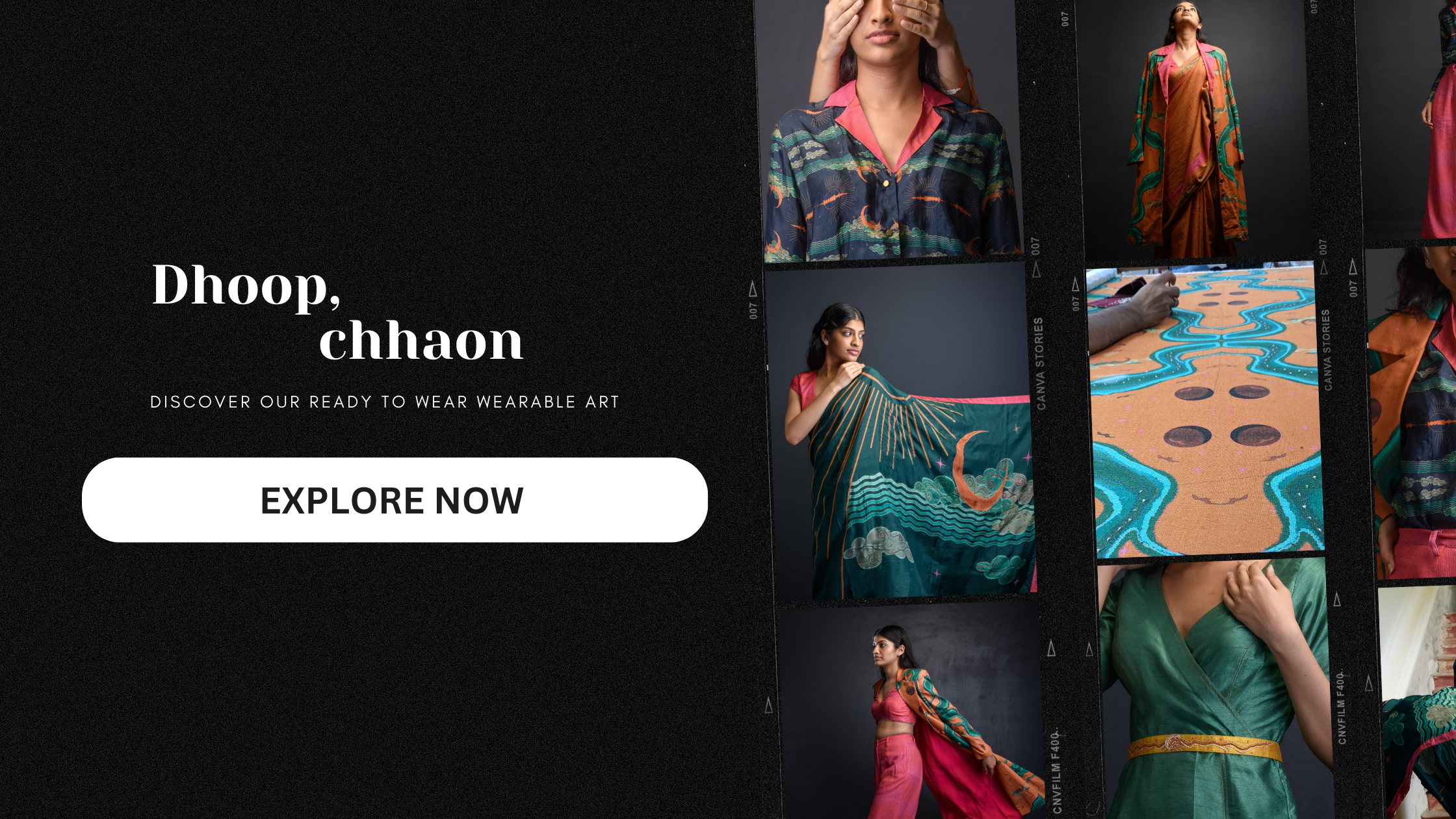 Black Elegant New Collection Fashion Brand Website Homepage Banner